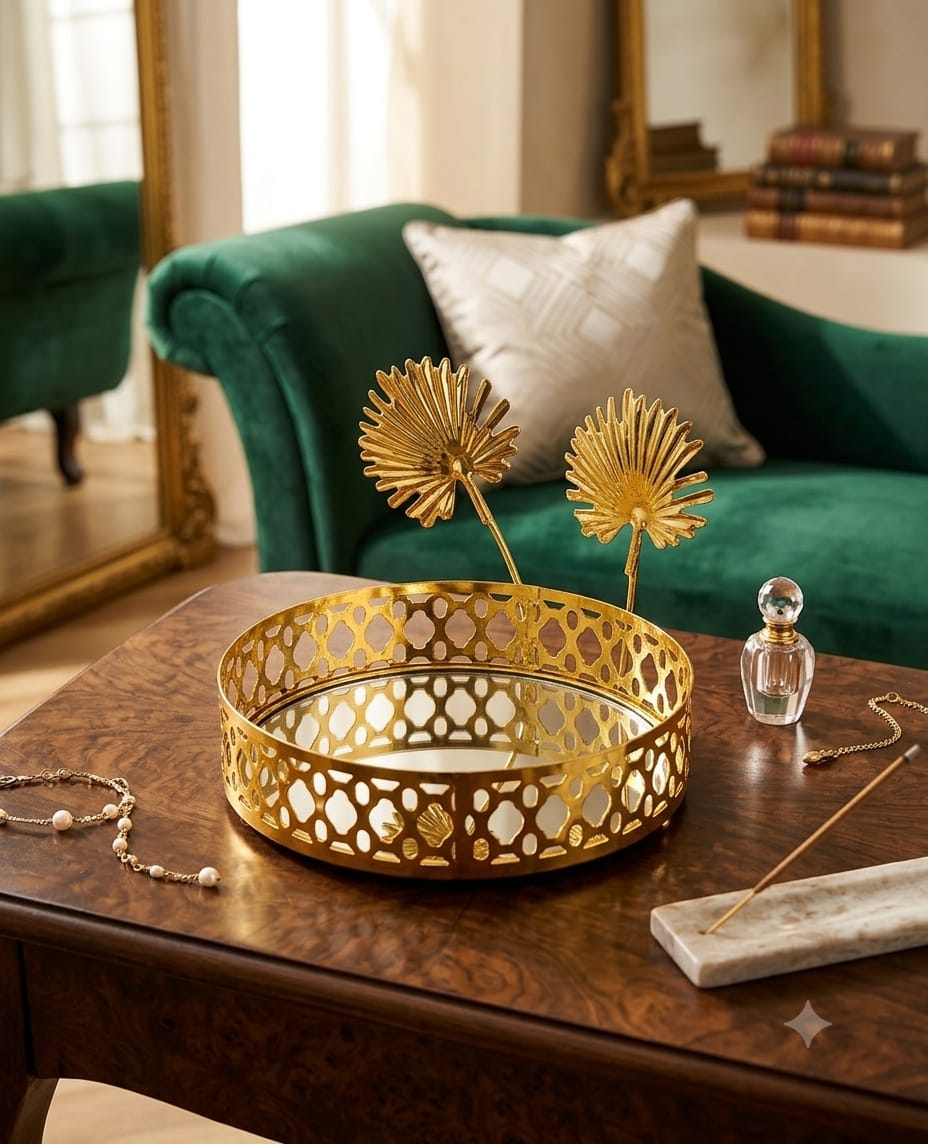 MIRRORED VANITY TRAY