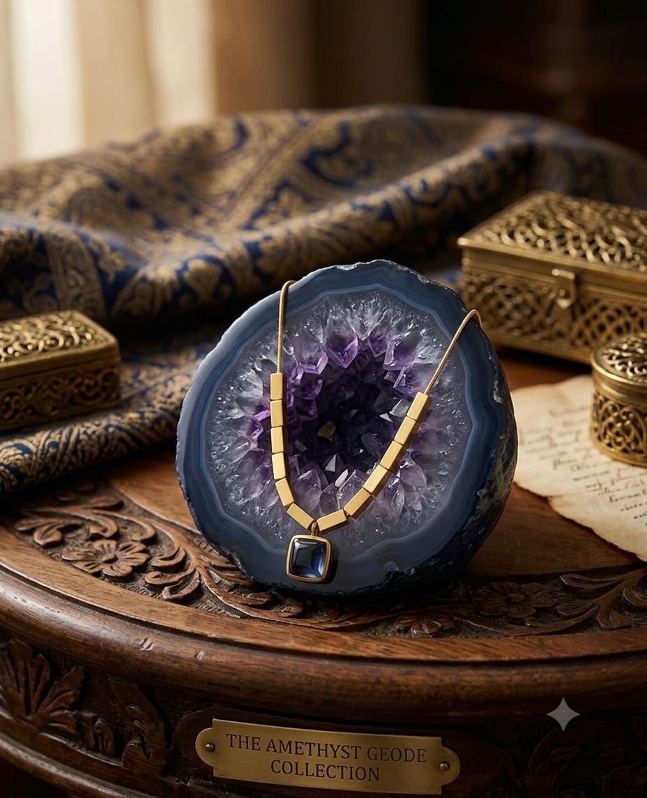 PURPLE SAPPHIRE NECKLACE